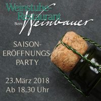 Saison Eröffnungsparty Beim Weinbauer 2018
